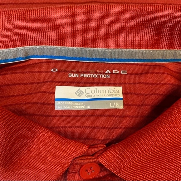COLUMBIA Men’s Omni Shade Large Polo Shirt - Picture 4 of 5